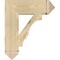 Ekena Millwork Balboa Arts & Crafts Rough Sawn Bracket, Douglas Fir, 6"W x 22"D x 26"H BKT06X22X26BOA03RDF - alternate 2